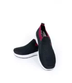 Comfortable casual slip-on shoes with a sleek design and breathable fabric for all-day wear.