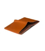 Dark brown leather men's wallet, stylish and durable accessory for everyday use.