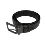 High-quality genuine leather men's belt with classic buckle, ideal for formal and casual wear