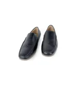 Crafted from premium leather, these slip-on shoes offer a perfect blend of comfort and style