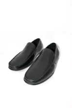 Men's Black Leather Loafers - Comfortable & Stylish Shoes for Office and Casual Wear in Bangladesh