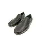 Men's Black Leather Loafers - Comfortable & Stylish Shoes for Office and Casual Wear in Bangladesh