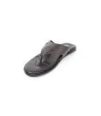 Premium chocolate leather men's sandals, showcasing comfort and style with durable craftsmanship