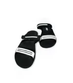 Stylish BLUE TYGA men's sandals in black and white with adjustable straps, cushioned footbed, and non-slip rubber sole. Perfect for casual and summer wear