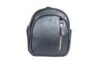 Simple faux leather backpack