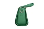 Timeless fashion Stylish Green leather handbag